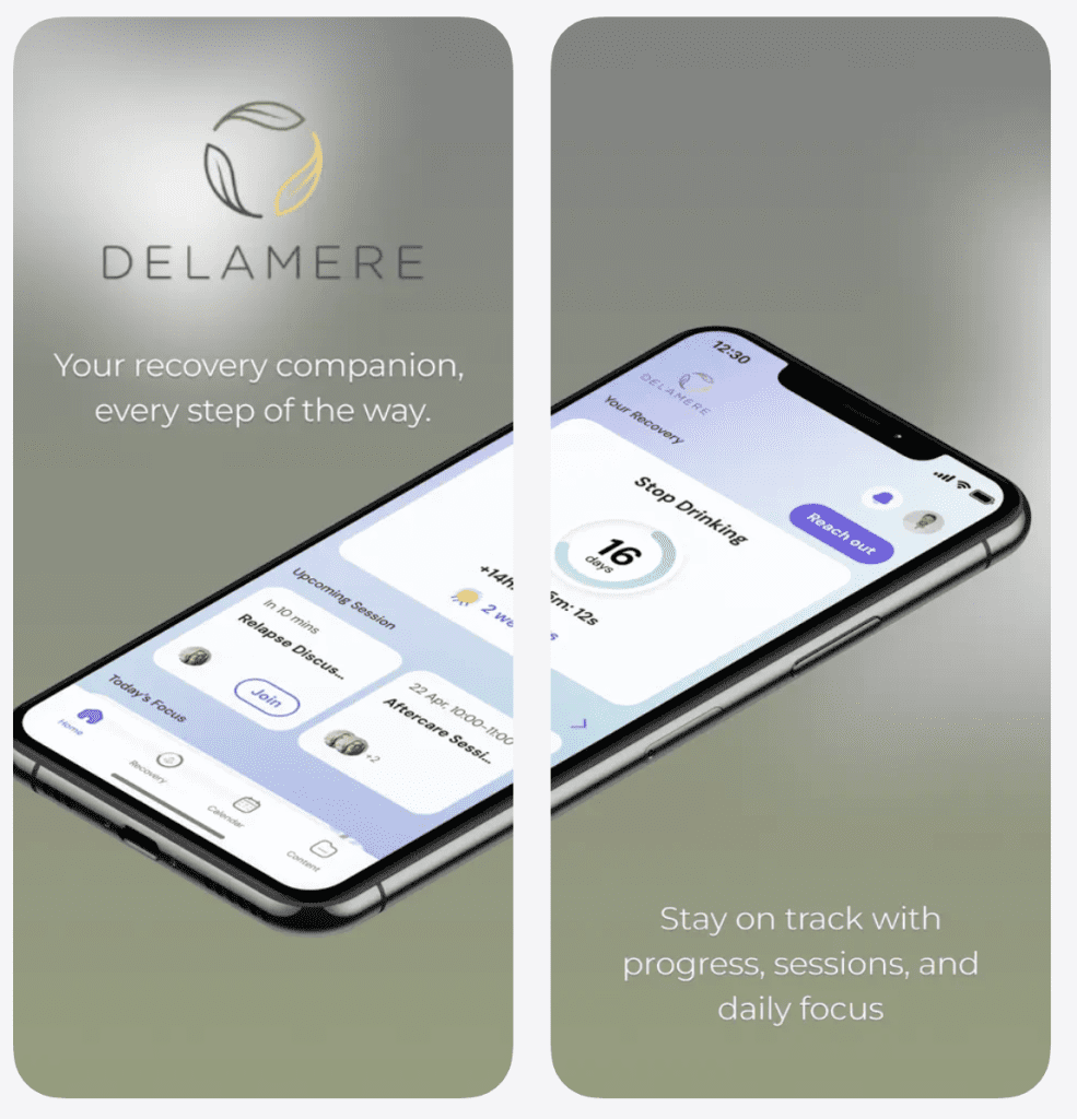 Introducing the Delamere Alumni App screen