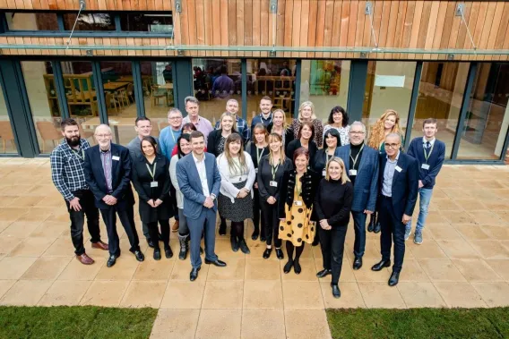 Delamere Team shot from above