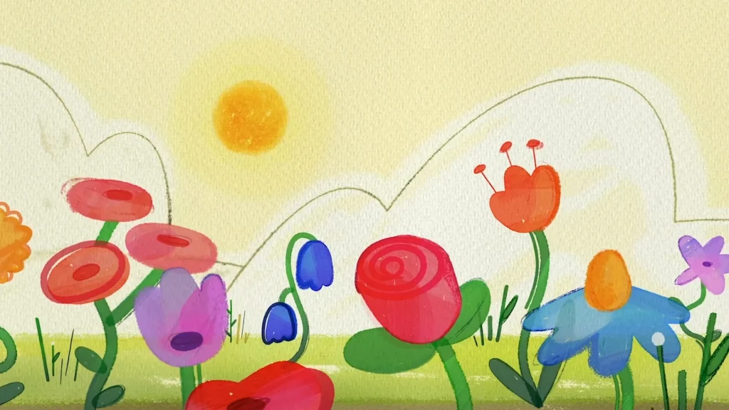 Delamere Rooth Programme Flowers Graphic