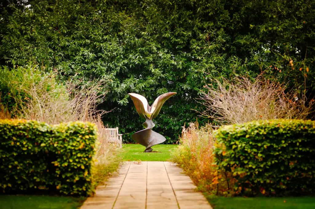 Delamere statue on the grounds